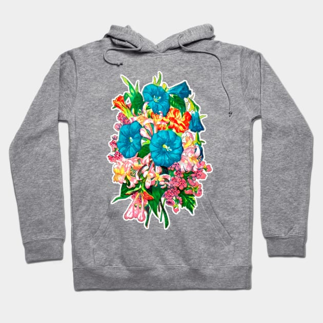 Colorful flowers Hoodie by Marccelus